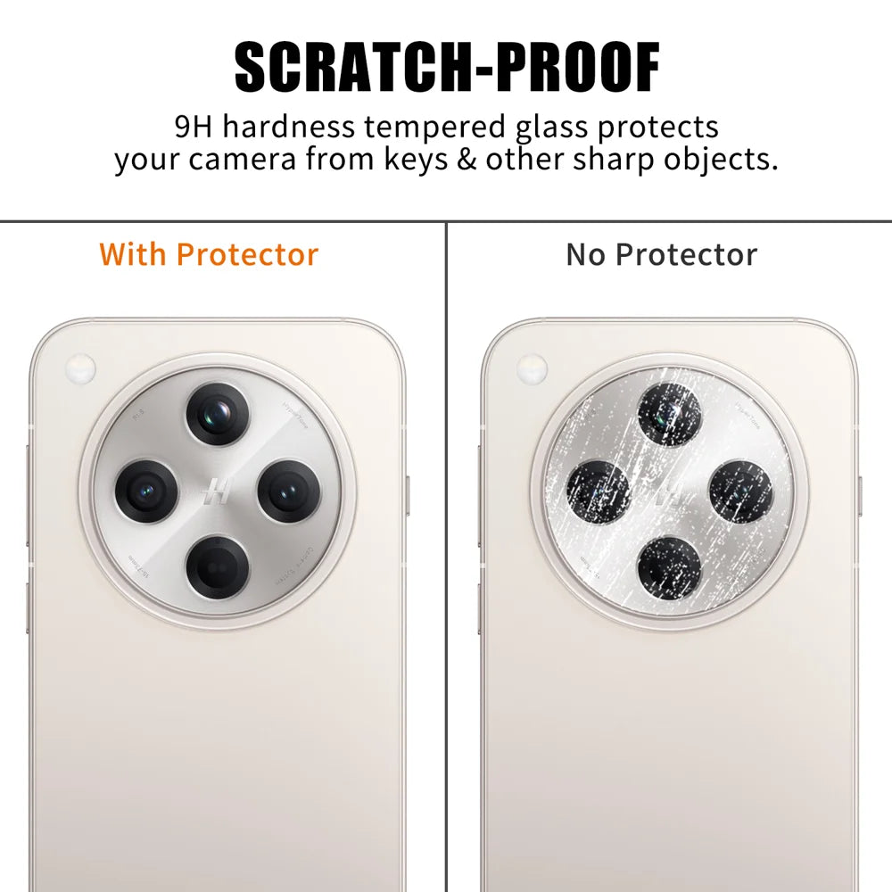 For Oppo Find X8 Pro 5G Full Cover Camera Lens Protector High Definition Anti Fingerprint AR Tempered Glass Lens Film - Transparent - 4