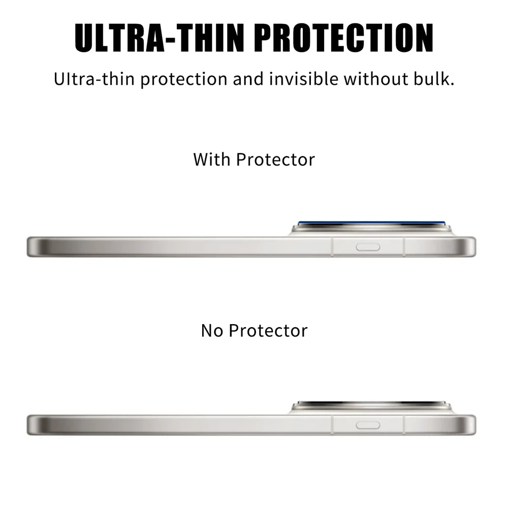 For Oppo Find X8 Ultra 5G Full Cover Camera Lens Protector High Definition Anti Fingerprint AR Tempered Glass Lens Film - Transparent - 3
