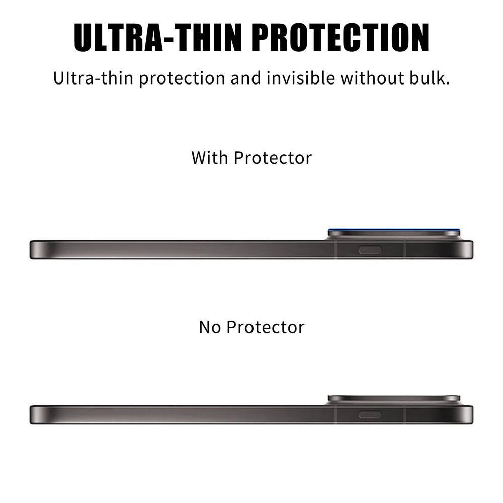 For Oppo Find X9 5G Full Cover Camera Lens Protector High Definition Anti Fingerprint AR Tempered Glass Lens Film - Transparent - 3