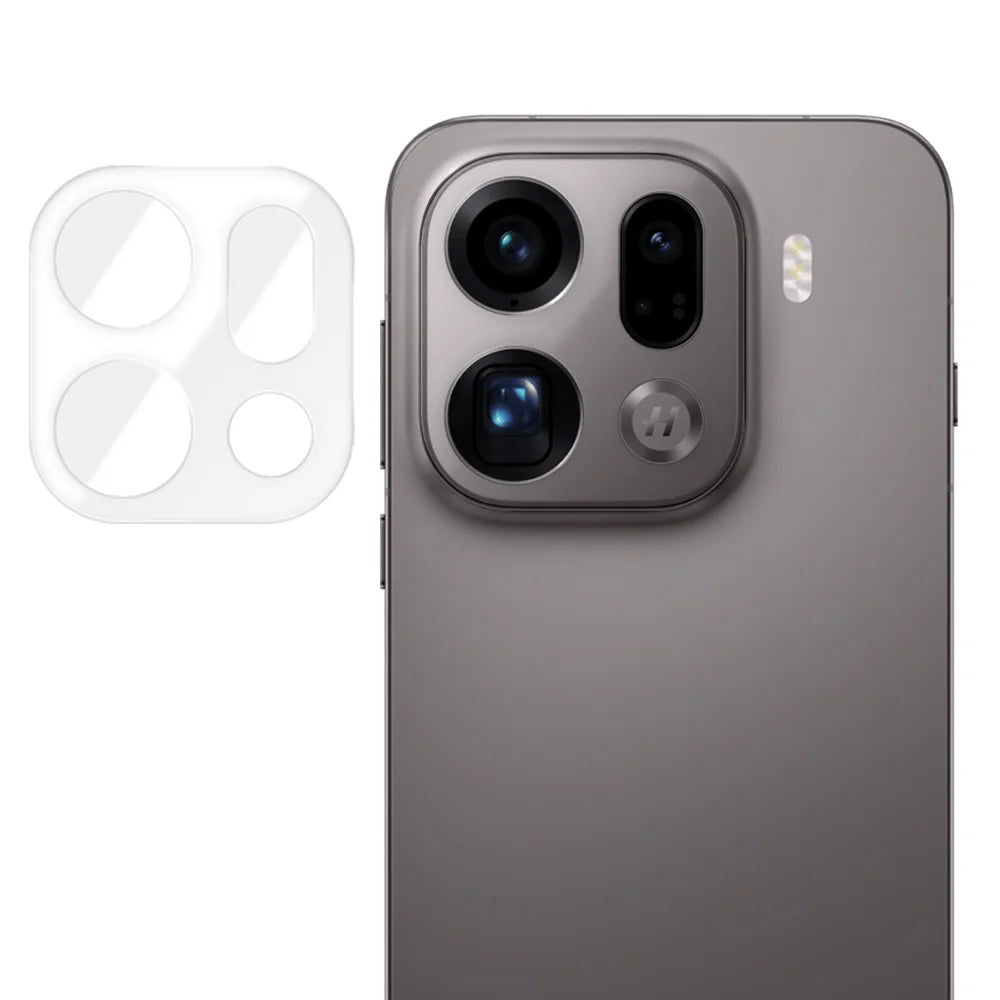 For Oppo Find X9 Pro 5G Full Cover Camera Lens Protector High Definition Anti Fingerprint AR Tempered Glass Lens Film - Transparent - 1