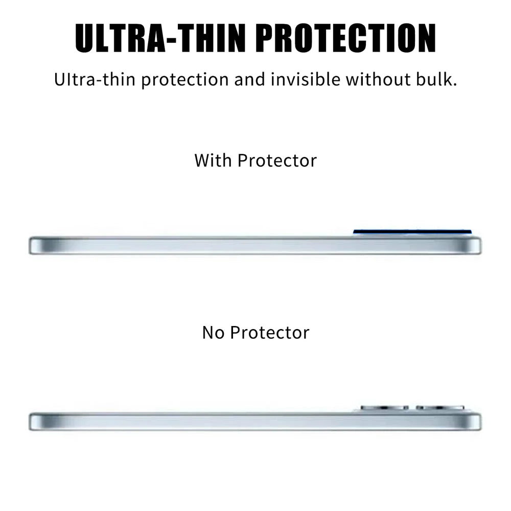 For Oppo Reno14 F 5G Full Cover Camera Lens Protector High Definition Anti Fingerprint AR Tempered Glass Lens Film - Transparent - 3