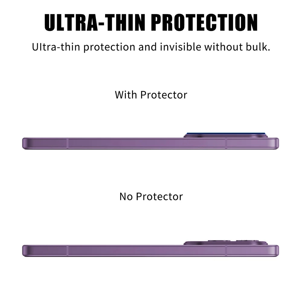 For Infinix Note 50x 5G Full Cover Camera Lens Protector High Definition Anti Fingerprint AR Tempered Glass Lens Film - Transparent - 3