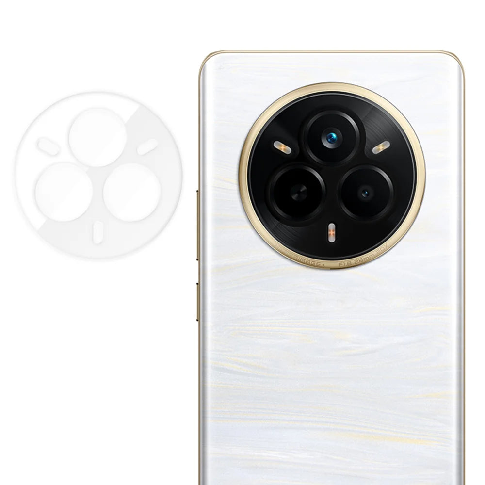 For Realme 14 Pro+ 5G / Realme 14 Pro 5G Full Cover Camera Lens Protector High Definition Anti Fingerprint AR Tempered Glass Lens Film - Transparent - 1