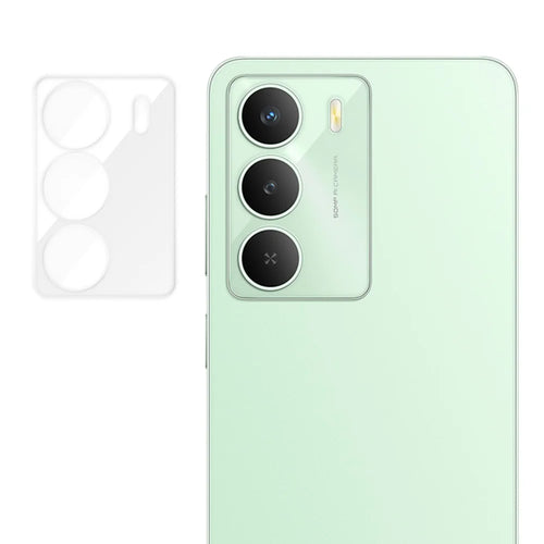 For Realme C75 5G / Realme C73 5G / Realme 14x 5G Full Cover Camera Lens Protector High Definition Anti Fingerprint AR Tempered Glass Lens Film - Transparent - 1