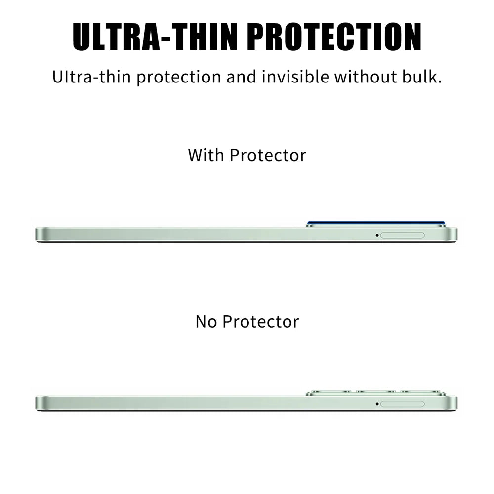 For Realme C75 5G / Realme C73 5G / Realme 14x 5G Full Cover Camera Lens Protector High Definition Anti Fingerprint AR Tempered Glass Lens Film - Transparent - 3