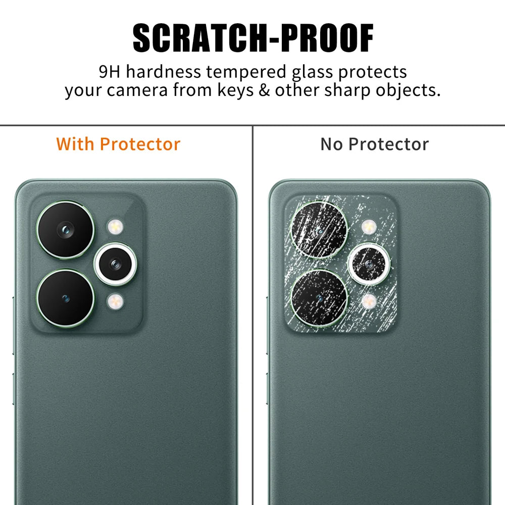 For Realme 15 Pro 5G Full Cover Camera Lens Protector High Definition Anti Fingerprint AR Tempered Glass Lens Film - Transparent - 4