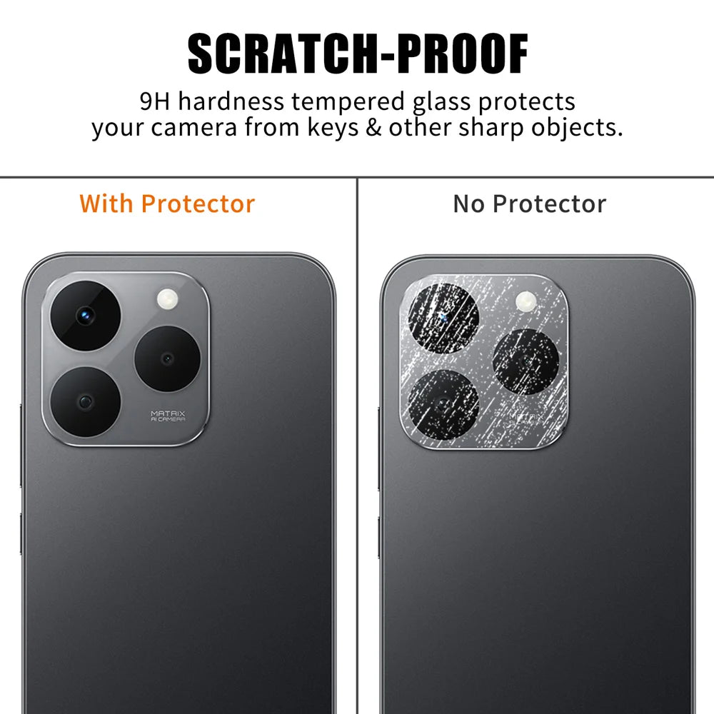 For Realme 15T 5G Full Cover Camera Lens Protector High Definition Anti Fingerprint AR Tempered Glass Lens Film - Transparent - 4