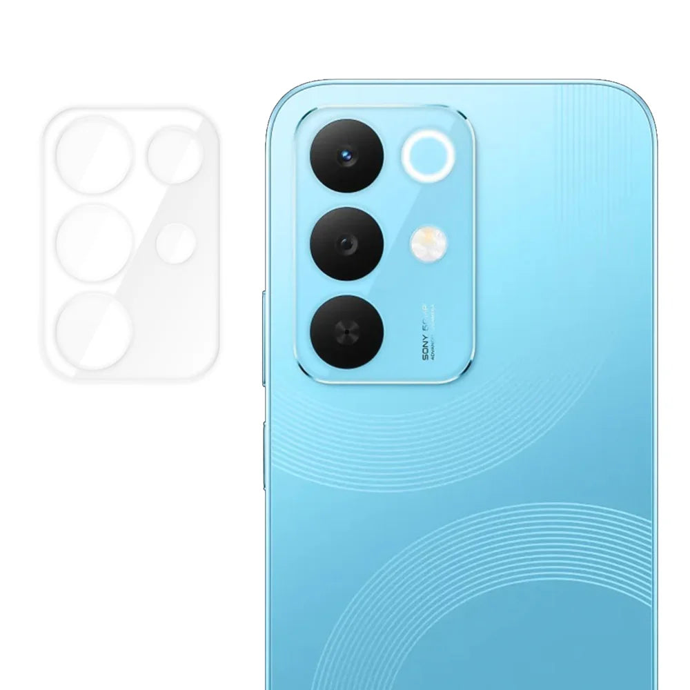 For Realme C85 Pro 4G / Realme C85 4G / Realme 15x (India) 5G Full Cover Camera Lens Protector High Definition Anti Fingerprint AR Tempered Glass Lens Film - Transparent - 1