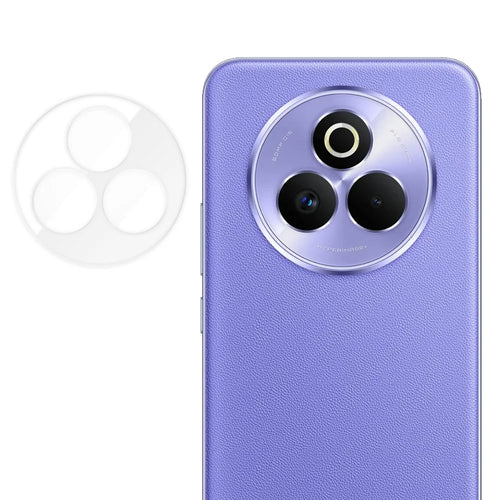 For Realme P3 Pro 5G Full Cover Camera Lens Protector High Definition Anti Fingerprint AR Tempered Glass Lens Film - Transparent - 1