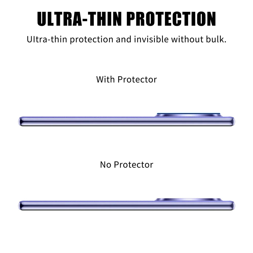 For Realme P3 Pro 5G Full Cover Camera Lens Protector High Definition Anti Fingerprint AR Tempered Glass Lens Film - Transparent - 3