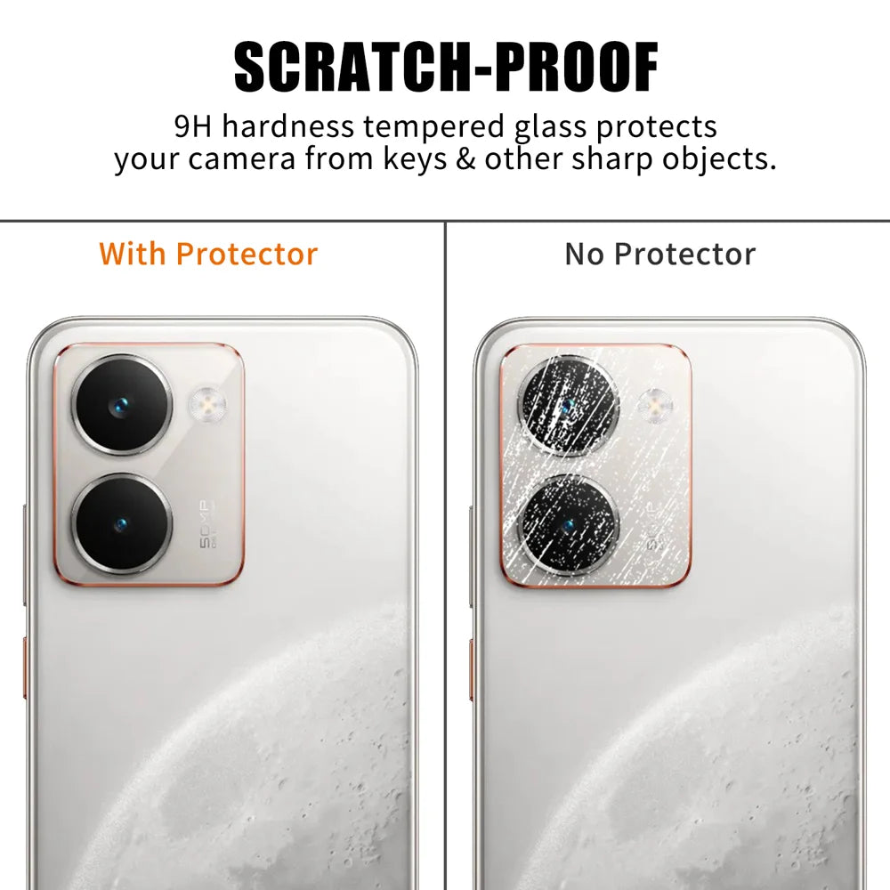For Realme P3 Ultra 5G Full Cover Camera Lens Protector High Definition Anti Fingerprint AR Tempered Glass Lens Film - Transparent - 4