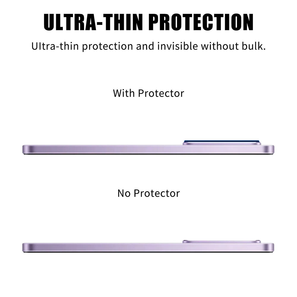 For Realme P4x 5G Full Cover Camera Lens Protector High Definition Anti Fingerprint AR Tempered Glass Lens Film - Transparent - 3