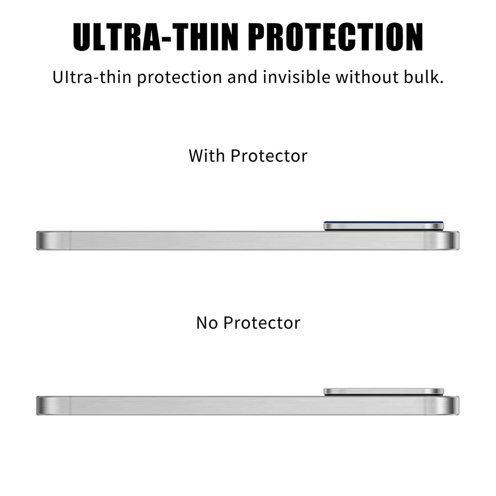 For Samsung Galaxy A56 5G Full Cover Camera Lens Protector High Definition Anti Fingerprint AR Tempered Glass Lens Film - Transparent - 3