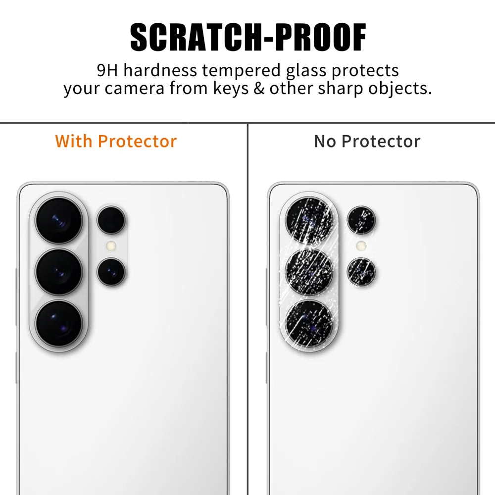 For Samsung Galaxy S26 Ultra Full Cover Camera Lens Protector High Definition Anti Fingerprint AR Tempered Glass Lens Film - Transparent - 4
