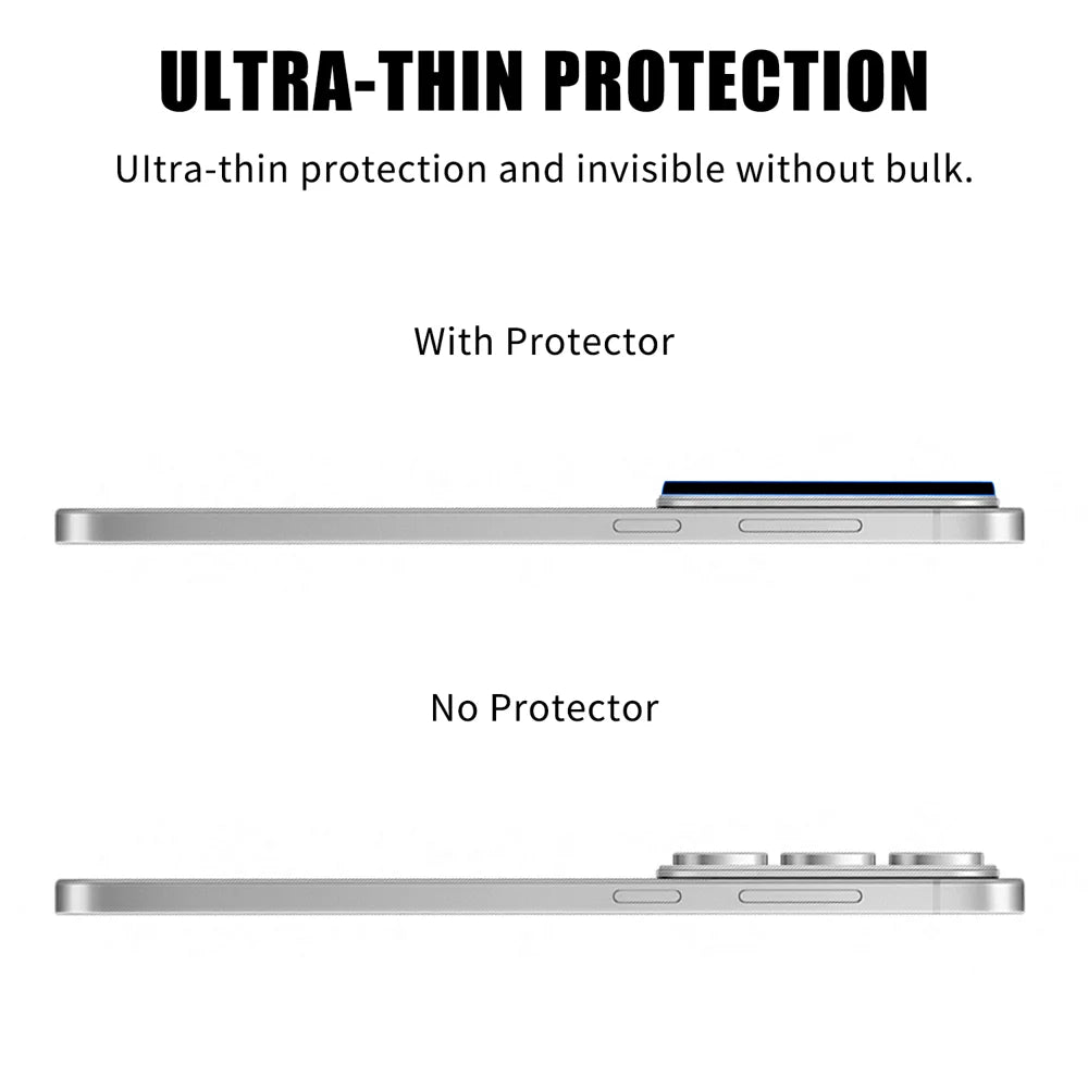 For Samsung Galaxy S26+ / Galaxy S26 Full Cover Camera Lens Protector High Definition Anti Fingerprint AR Tempered Glass Lens Film - Transparent - 3