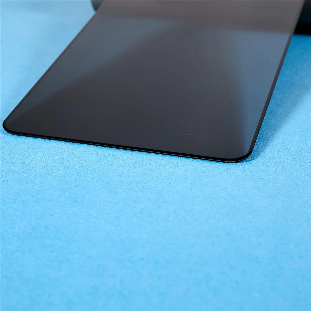 For Oppo Reno15 F 5G 180 Degree Anti-Peep Tempered Glass Black Edge Privacy Protection Full Screen Protector, Full Glue - Black - 5