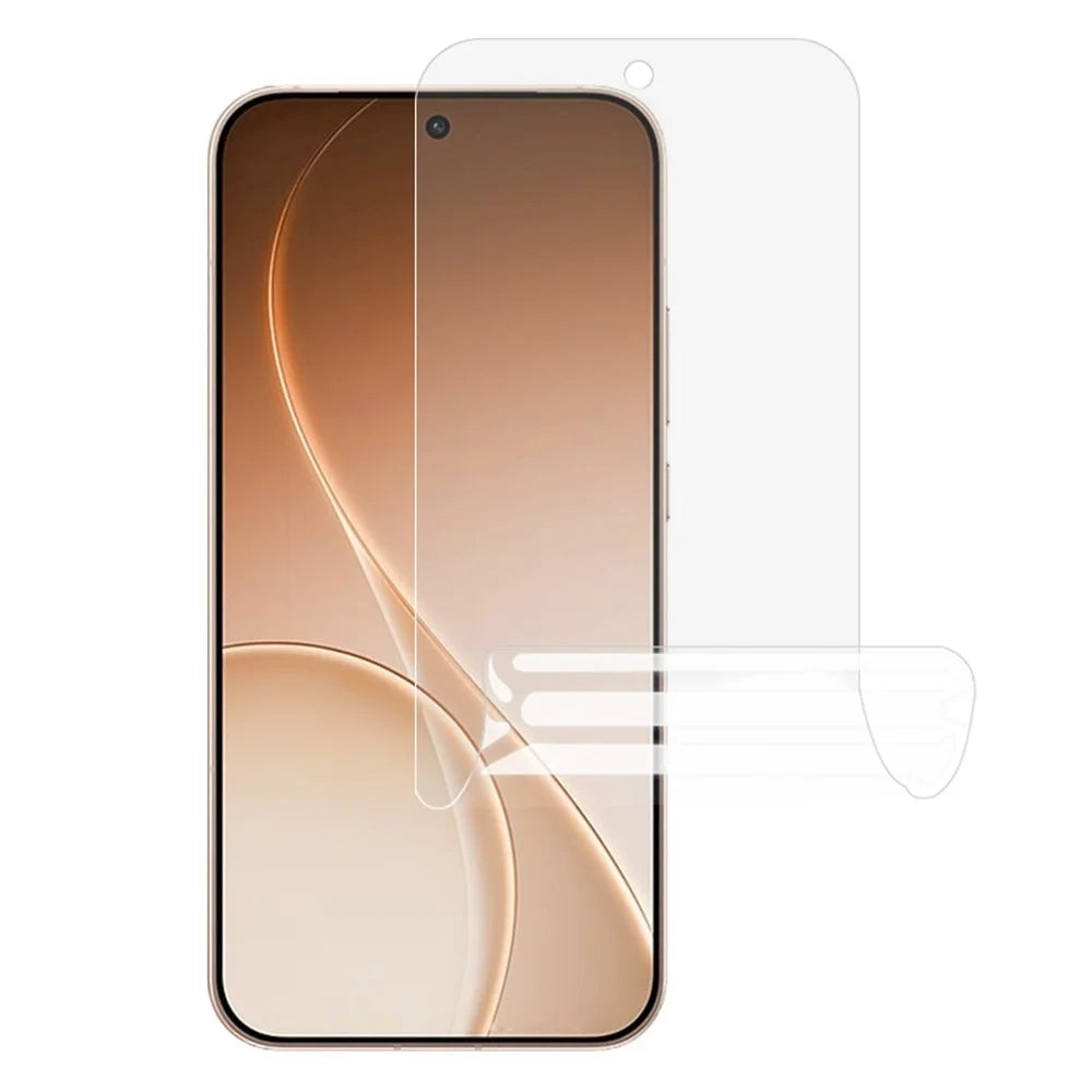 PET Hydrogel Film For Oppo Reno15 F 5G  /  Reno15 5G (Global)  /  Reno15 FS 5G Full Coverage HD Clear Screen Protector - Transparent - 1