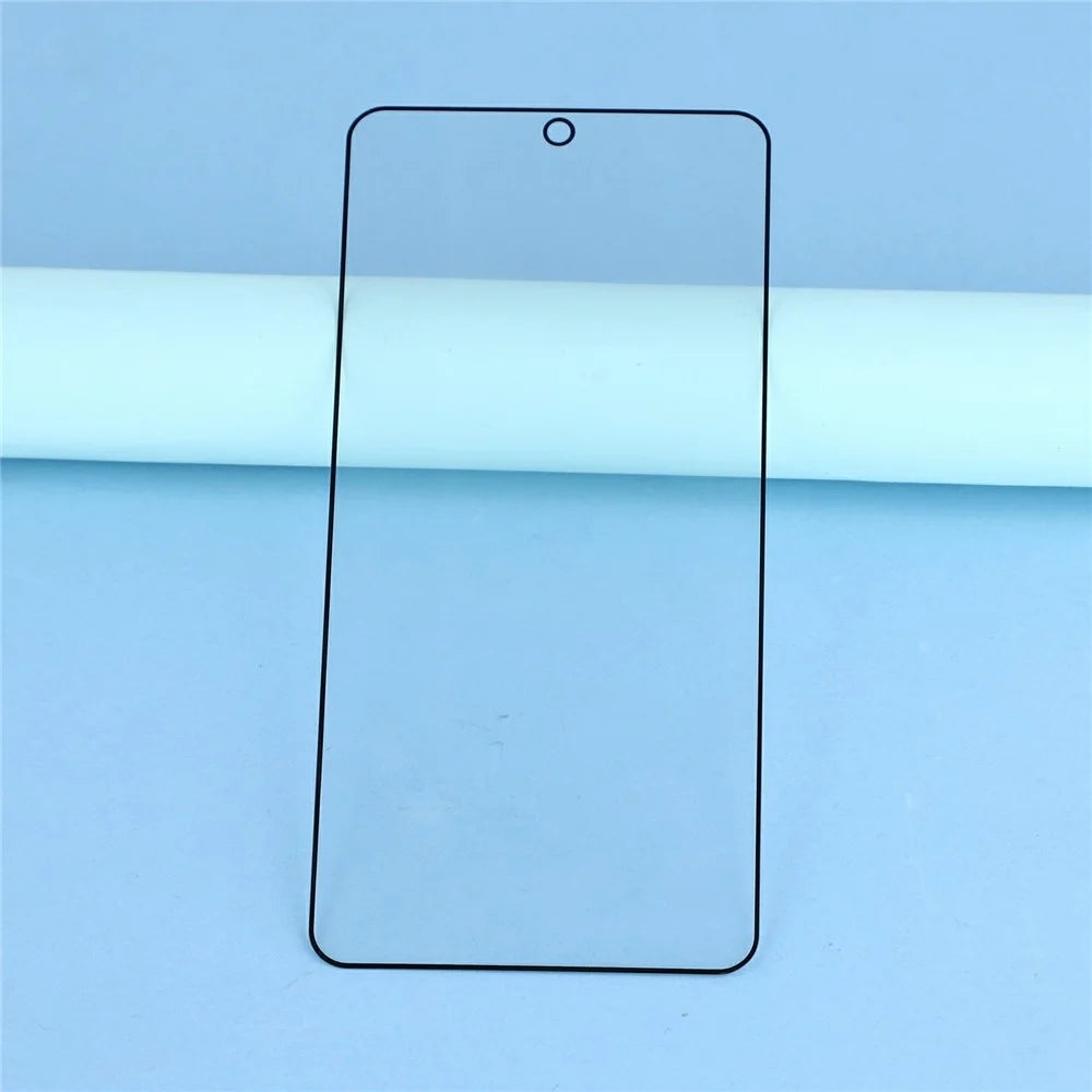 For Oppo Reno15 Pro 5G (Global)  /  Reno15 5G (China) Tempered Glass Screen Film Full Glue Silk Printing Matte Full Screen Protector - Black - 4
