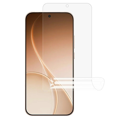 For Oppo Reno15 Pro Max 5G (Global)  /  Reno15 Pro 5G (China) PET Hydrogel Film Matte Anti-Fingerprint Outer Screen Protector Full Coverage Full Glue - Transparent - 1