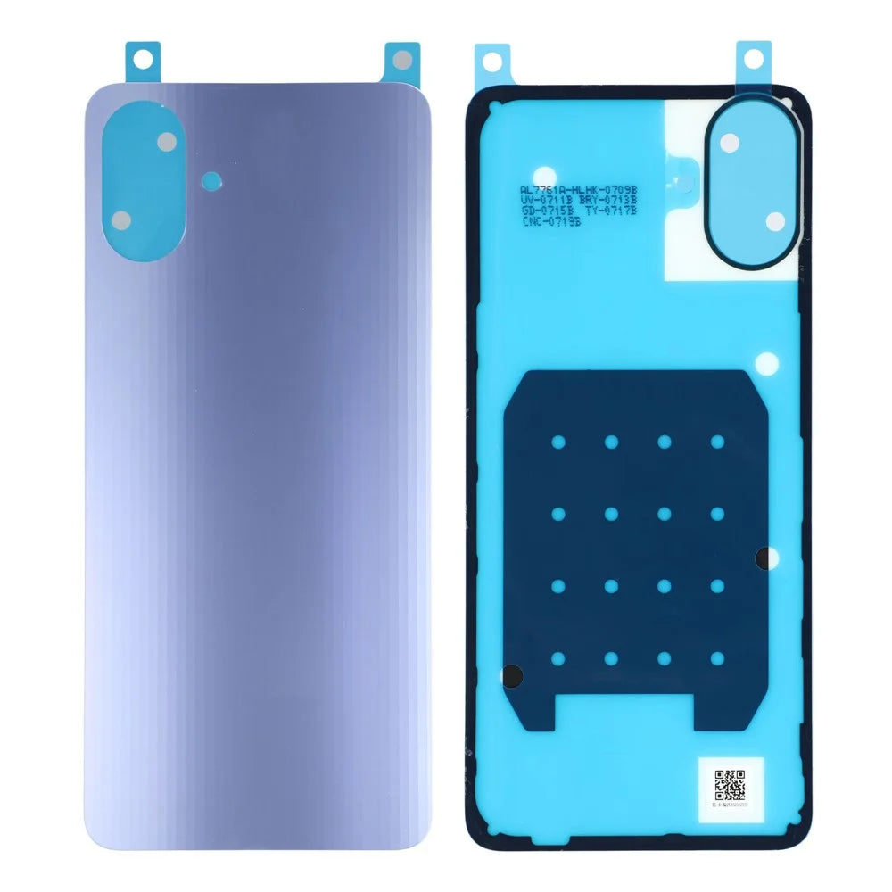 For Samsung Galaxy A07 4G A075 Back Battery Housing Cover Part (Without Logo) - Purple - 1