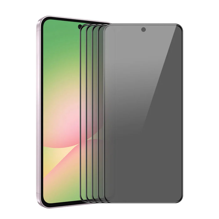 ENKAY HAT PRINCE For Samsung Galaxy A57 5G / Galaxy A37 5G 5Pcs Privacy Screen Protector  Full Glue Full Coverage 28-degree Anti-Spy Tempered Glass - Black - 1