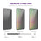 ENKAY HAT PRINCE For Samsung Galaxy A57 5G / Galaxy A37 5G 5Pcs Privacy Screen Protector  Full Glue Full Coverage 28-degree Anti-Spy Tempered Glass - Black - 4
