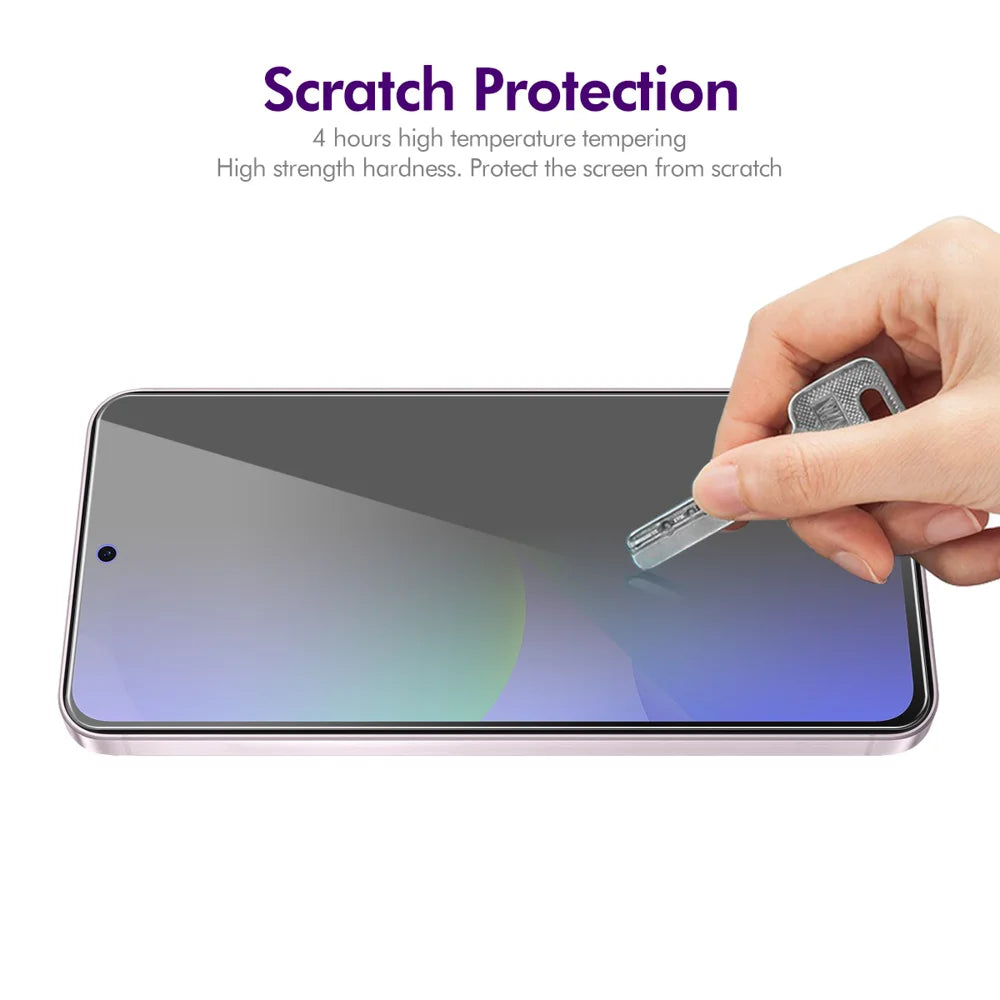 ENKAY HAT PRINCE For Samsung Galaxy A57 5G / Galaxy A37 5G 5Pcs Anti-Spy Film  Anti-Glare Full Glue Full Screen Protector Tempered Glass - Black - 6