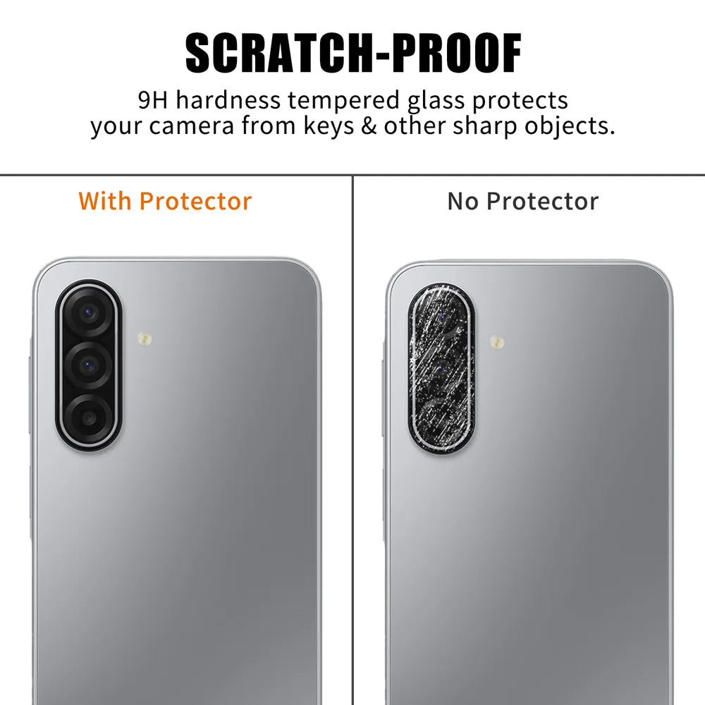 For Samsung Galaxy A18 5G / A18 4G / A17 5G / A17 4G Full Cover Camera Lens Protector High Definition Anti Fingerprint AR Tempered Glass Lens Film - Transparent - 4