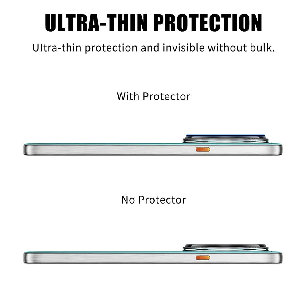 For TECNO Camon 40 Premier 5G Full Cover Camera Lens Protector High Definition Anti Fingerprint AR Tempered Glass Lens Film - Transparent - 3