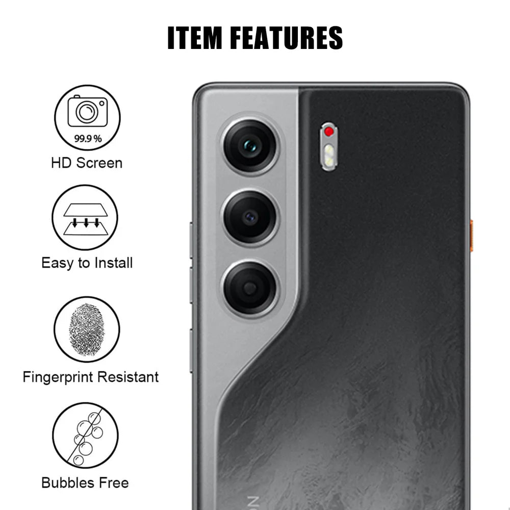 For TECNO Camon 40 Pro 5G Full Cover Camera Lens Protector High Definition Anti Fingerprint AR Tempered Glass Lens Film - Transparent - 2