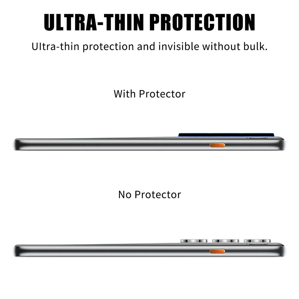 For TECNO Camon 40 Pro 4G / TECNO Camon 40 4G Full Cover Camera Lens Protector High Definition Anti Fingerprint AR Tempered Glass Lens Film - Transparent - 3