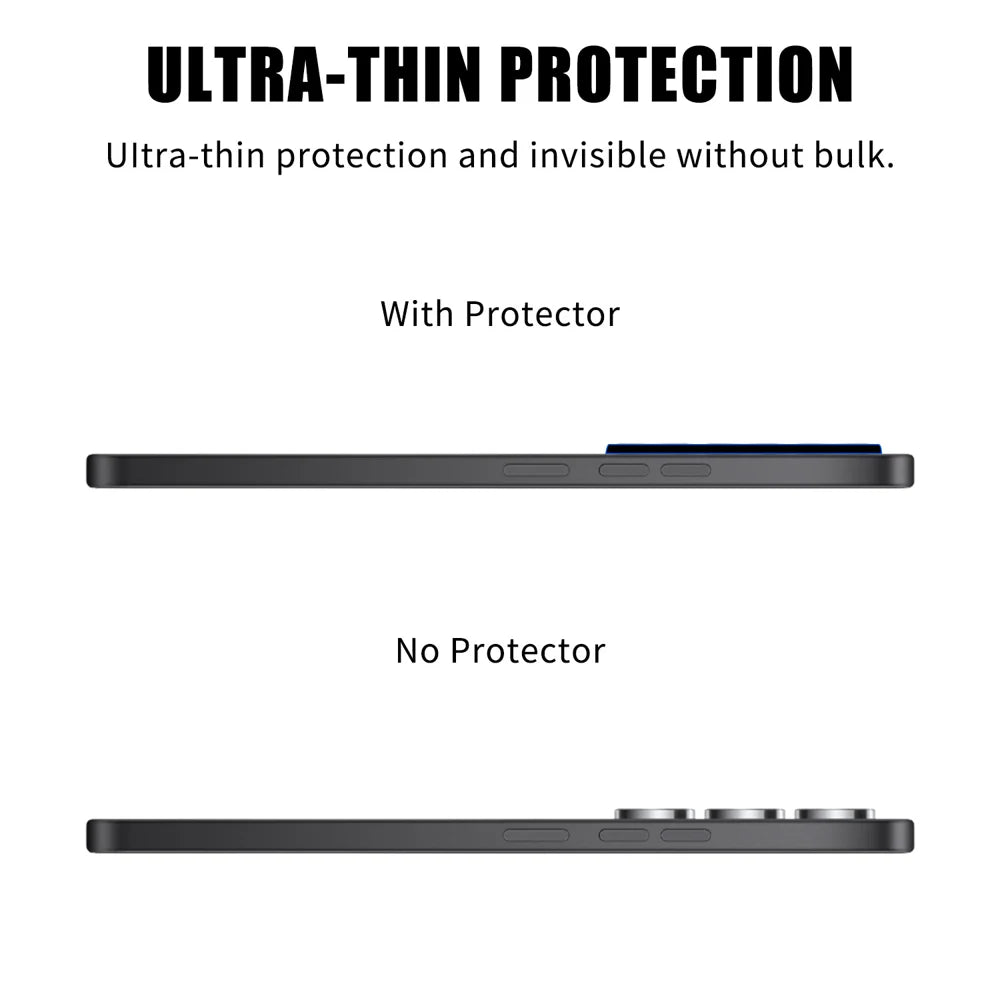 For TECNO Spark 40 Pro 4G Full Cover Camera Lens Protector High Definition Anti Fingerprint AR Tempered Glass Lens Film - Transparent - 3