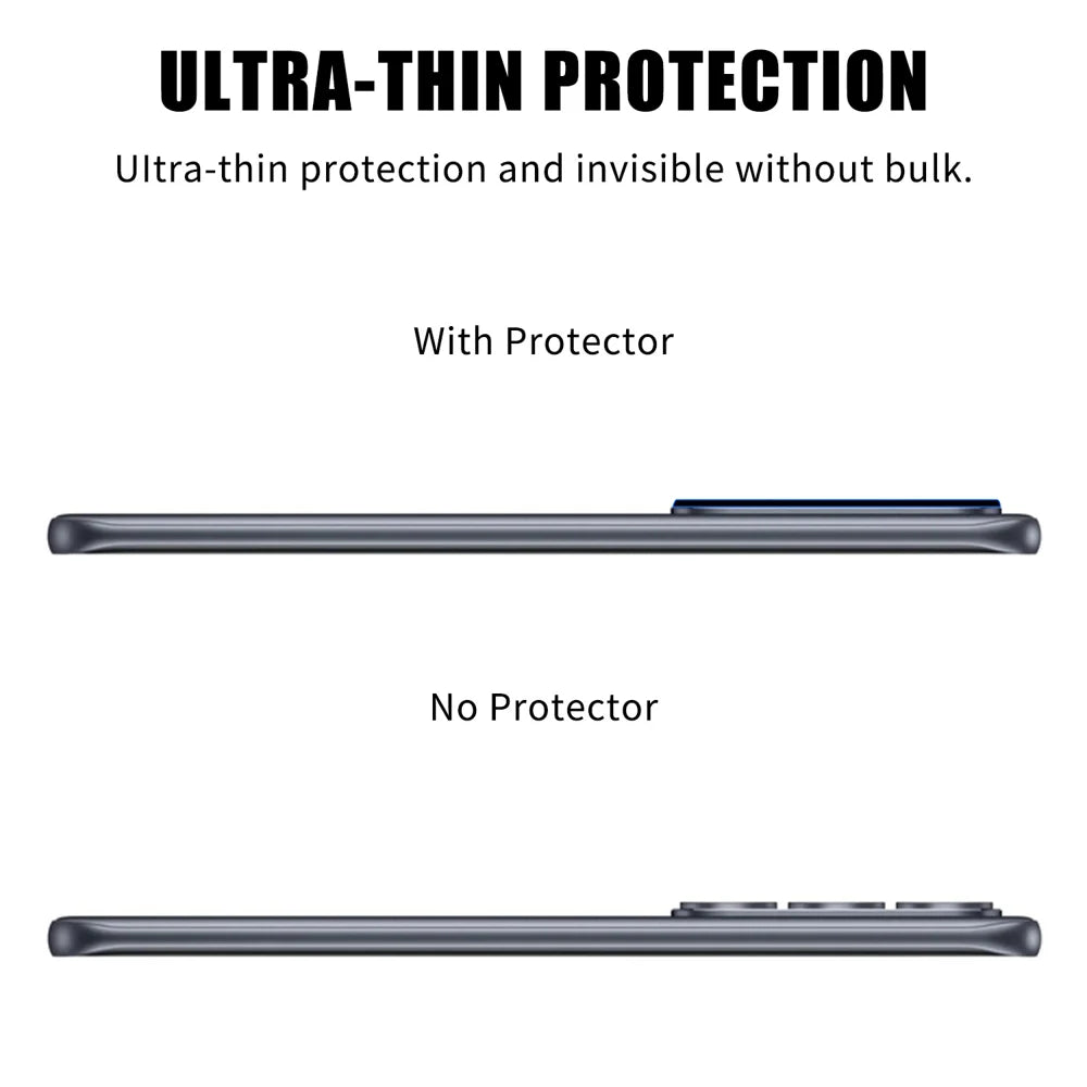 For TECNO Spark 40 Pro+ 4G Full Cover Camera Lens Protector High Definition Anti Fingerprint AR Tempered Glass Lens Film - Transparent - 3