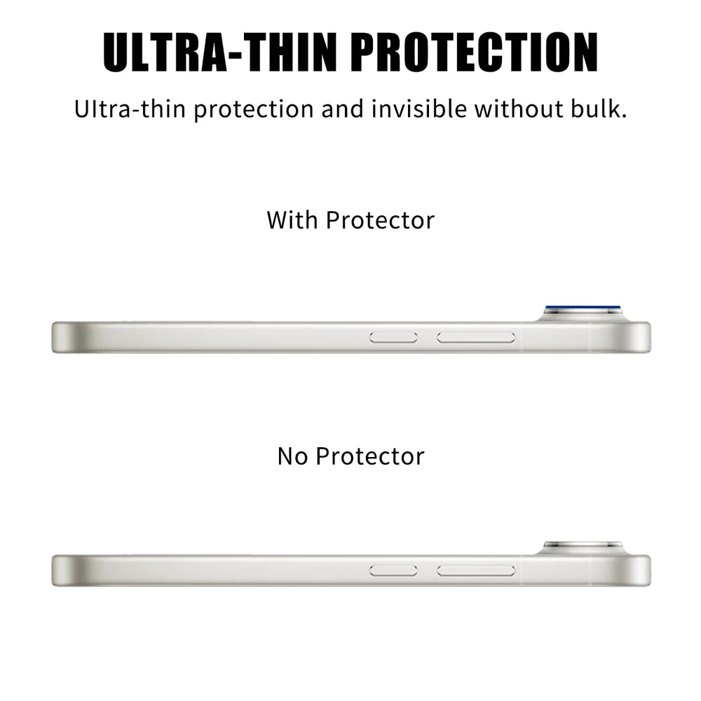 For vivo S50 Pro mini 5G Full Cover Camera Lens Protector High Definition Anti Fingerprint AR Tempered Glass Lens Film - Transparent - 3