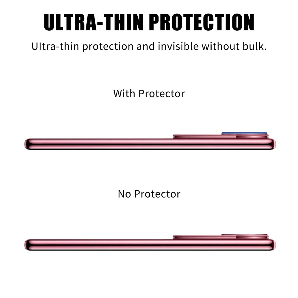 For vivo V50e 5G / vivo V50 5G Full Cover Camera Lens Protector High Definition Anti Fingerprint AR Tempered Glass Lens Film - Transparent - 3