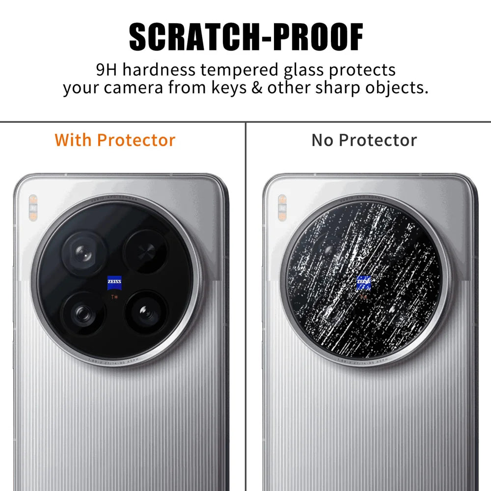 For vivo X200 Ultra 5G Full Cover Camera Lens Protector High Definition Anti Fingerprint AR Tempered Glass Lens Film - Transparent - 4