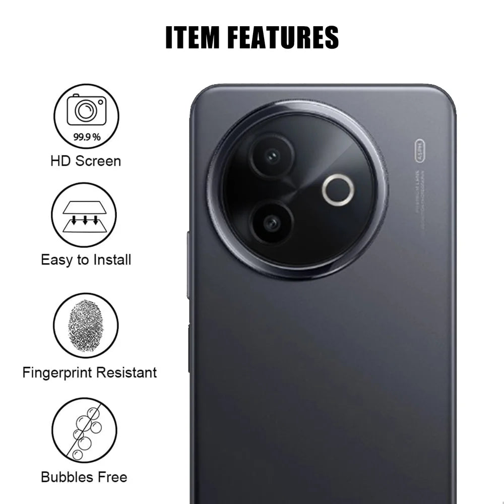 For vivo Y39 5G Full Cover Camera Lens Protector High Definition Anti Fingerprint AR Tempered Glass Lens Film - Transparent - 2