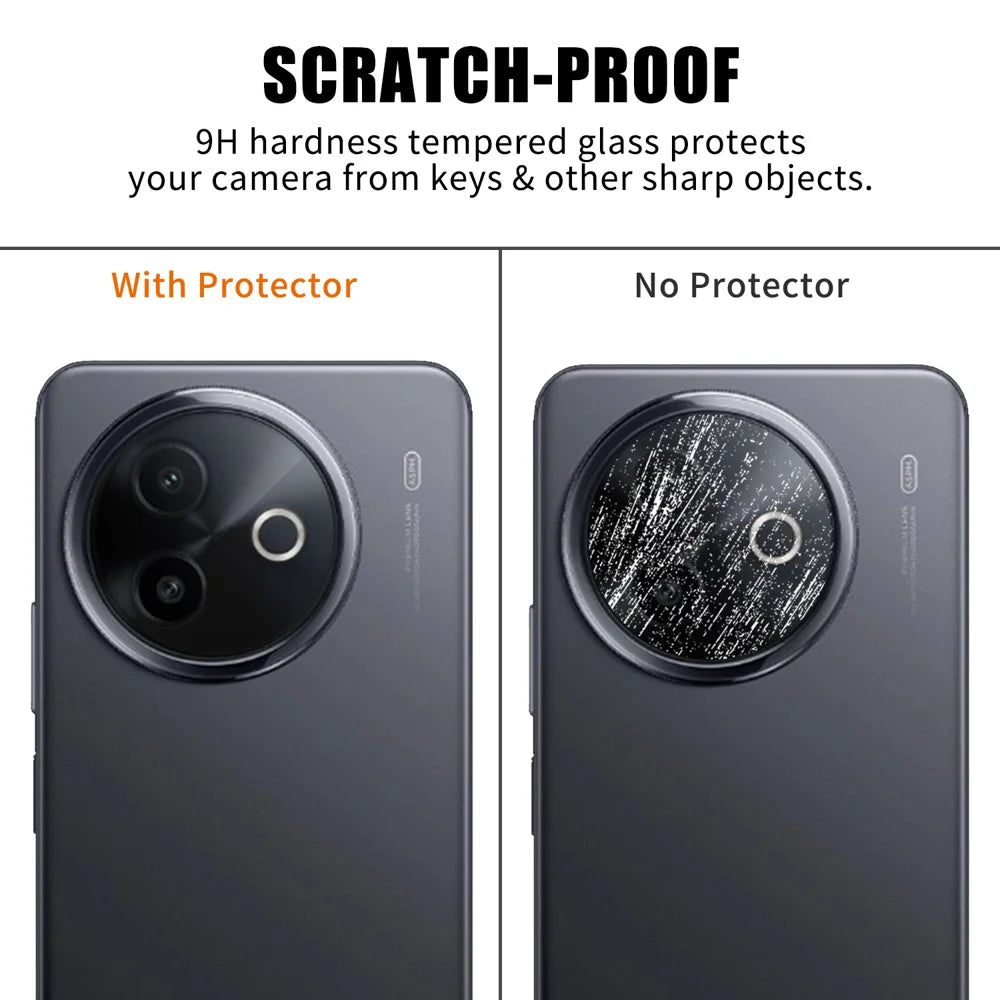 For vivo Y39 5G Full Cover Camera Lens Protector High Definition Anti Fingerprint AR Tempered Glass Lens Film - Transparent - 4