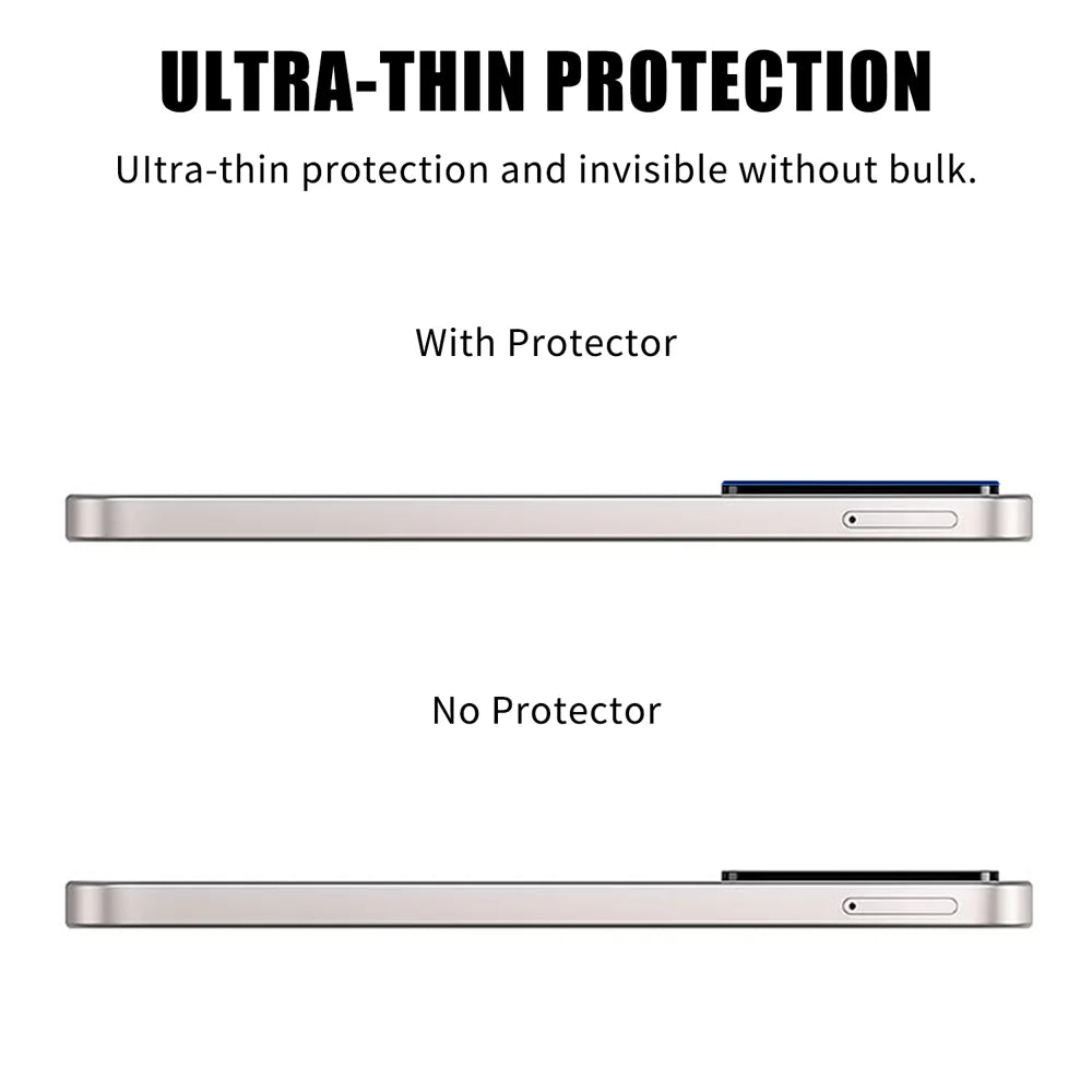For Samsung Galaxy F16 5G / Galaxy M16 5G Full Cover Camera Lens Protector Silk Print HD Anti Fingerprint AR Tempered Glass Lens Film - Black - 3