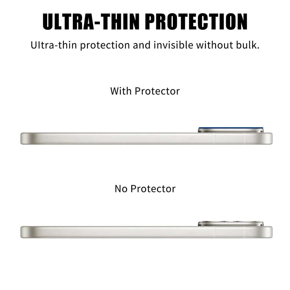 For vivo S50 5G Full Cover Camera Lens Protector Silk Print HD Anti Fingerprint AR Tempered Glass Lens Film - Black - 3