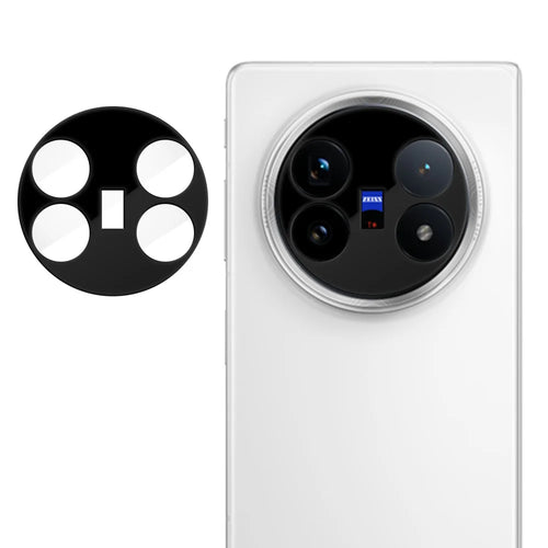 For vivo X Fold5 5G Full Cover Camera Lens Protector Silk Print HD Anti Fingerprint AR Tempered Glass Lens Film - Black - 1