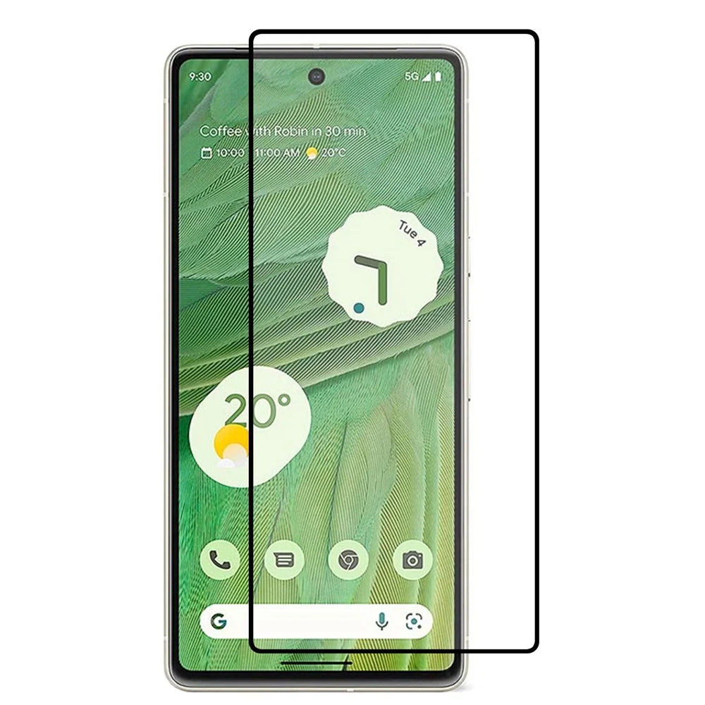 For Google Pixel 7 5G Silk Printing Complete Covering Explosion-proof Full Glue Anti-scratch Tempered Glass Screen Protector Film - 1