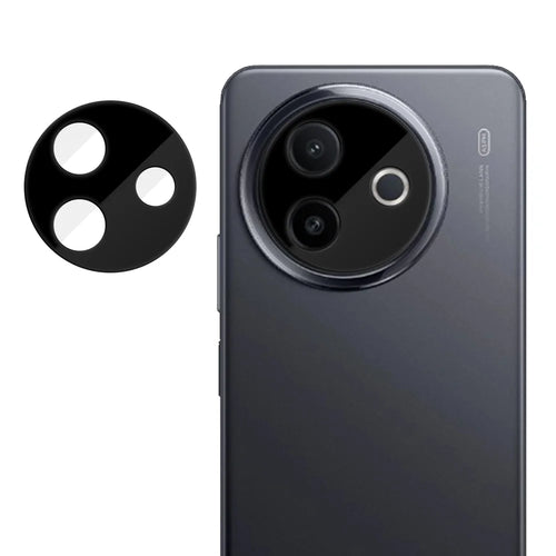 For vivo Y39 5G Full Cover Camera Lens Protector Silk Print HD Anti Fingerprint AR Tempered Glass Lens Film - Black - 1