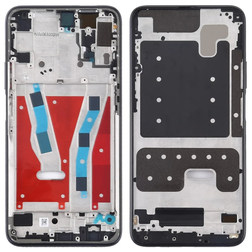 For Honor 9X HLK-AL00, HLK-TL00 OEM Middle Plate Frame Spare Part (without Logo) - Magic Night Black - 1