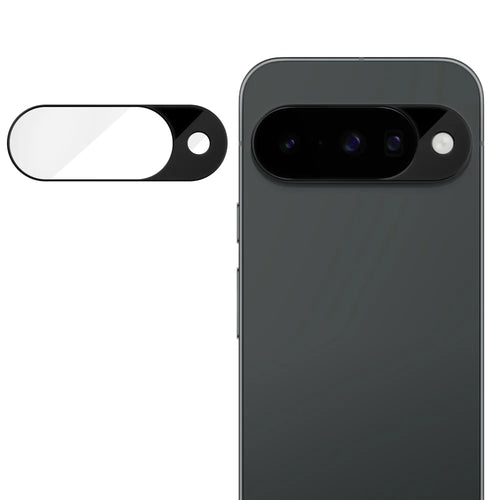 For Google Pixel 10 Full Cover Camera Lens Protector Silk Print HD Anti Fingerprint AR Tempered Glass Lens Film - Black - 1