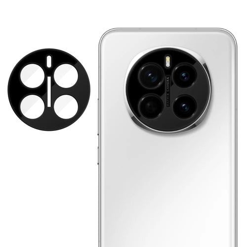 For Honor Magic7 5G Full Cover Camera Lens Protector Silk Print HD Anti Fingerprint AR Tempered Glass Lens Film - Black - 1