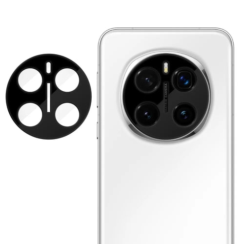 For Honor Magic7 Pro 5G Full Cover Camera Lens Protector Silk Print HD Anti Fingerprint AR Tempered Glass Lens Film - Black - 1