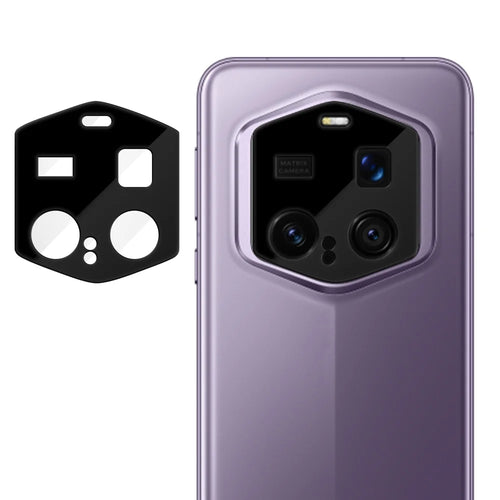 For Honor Magic7 RSR Porsche Design 5G Full Cover Camera Lens Protector Silk Print HD Anti Fingerprint AR Tempered Glass Lens Film - Black - 1