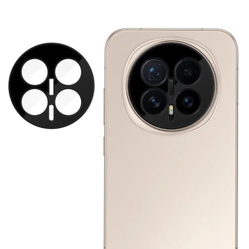 For Honor Magic8 5G Full Cover Camera Lens Protector Silk Print HD Anti Fingerprint AR Tempered Glass Lens Film - Black - 1