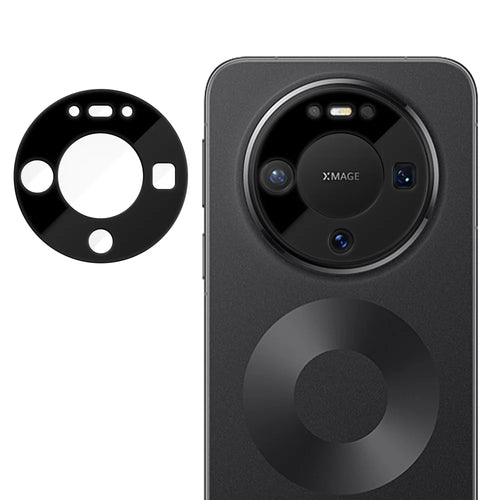 For Huawei Mate 80 Pro / Huawei Mate 80 Full Cover Camera Lens Protector Silk Print HD Anti Fingerprint AR Tempered Glass Lens Film - Black - 1